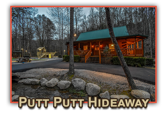 The Putt Putt Hideaway cabin